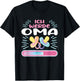 Schwangerschaft Verkünden Ich Werde Oma T-Shirt - T-Shirt | Black