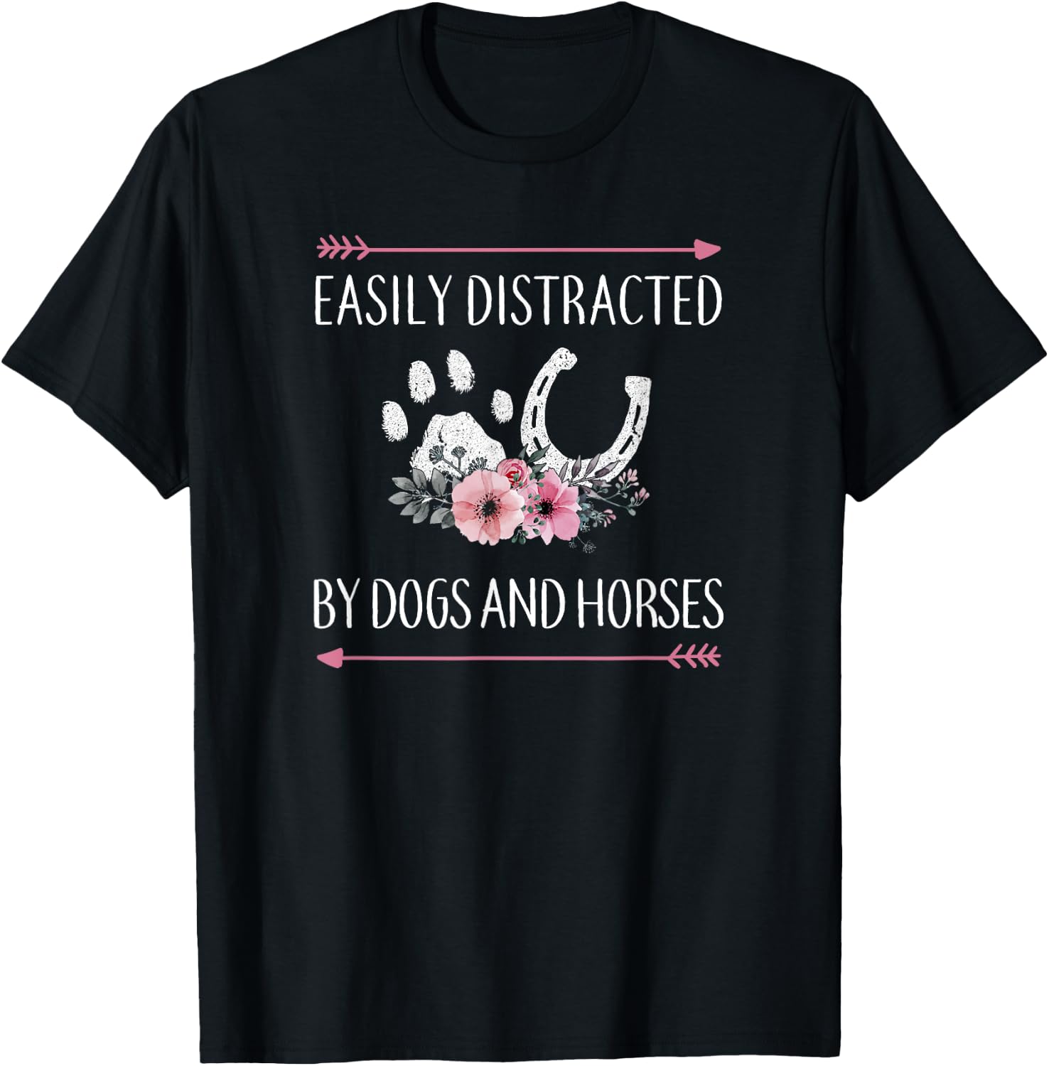 Horse Shirt For Horse Lovers Women Girls Teens T-Shirt - T-Shirt | Black