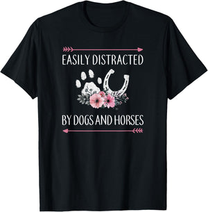 Horse Shirt For Horse Lovers Women Girls Teens T-Shirt - T-Shirt | Black