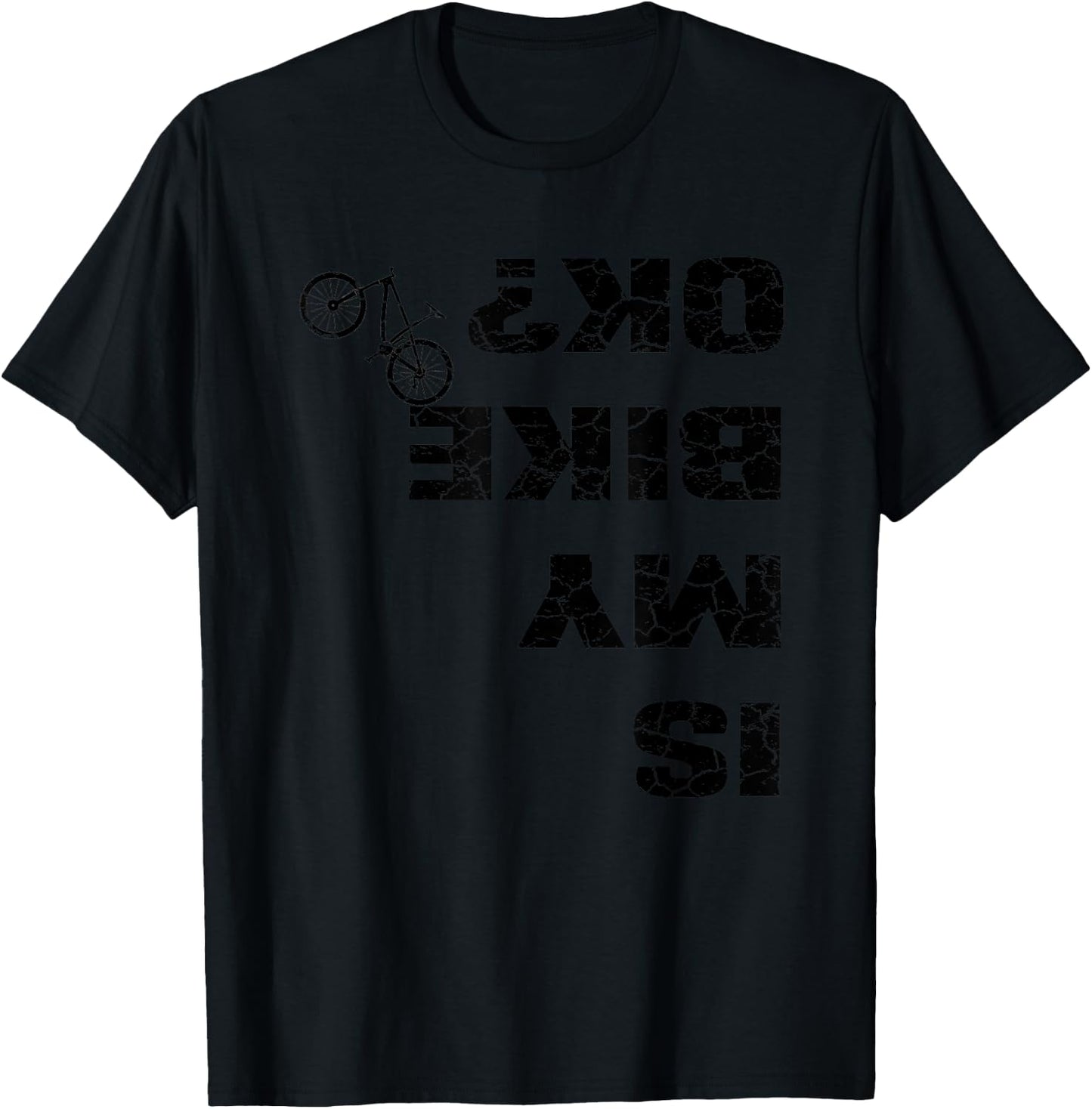 Is my bike fine? - Cycling T-Shirt - T-Shirt | Black