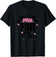 I Wear Pink For My Daughter Love Breast Cancer Pink T-Shirt - T-Shirt | Black