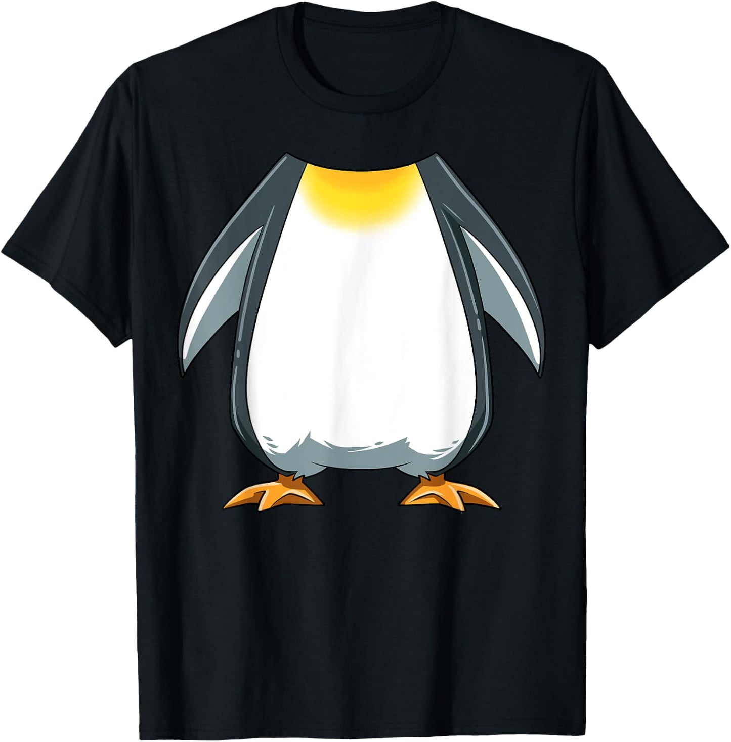 Funny Penguin Costume Penguin Body Headless Penguin Costume T-Shirt - T-Shirt | Black