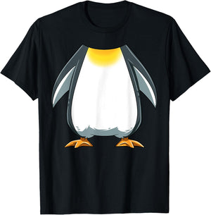 Funny Penguin Costume Penguin Body Headless Penguin Costume T-Shirt - T-Shirt | Black
