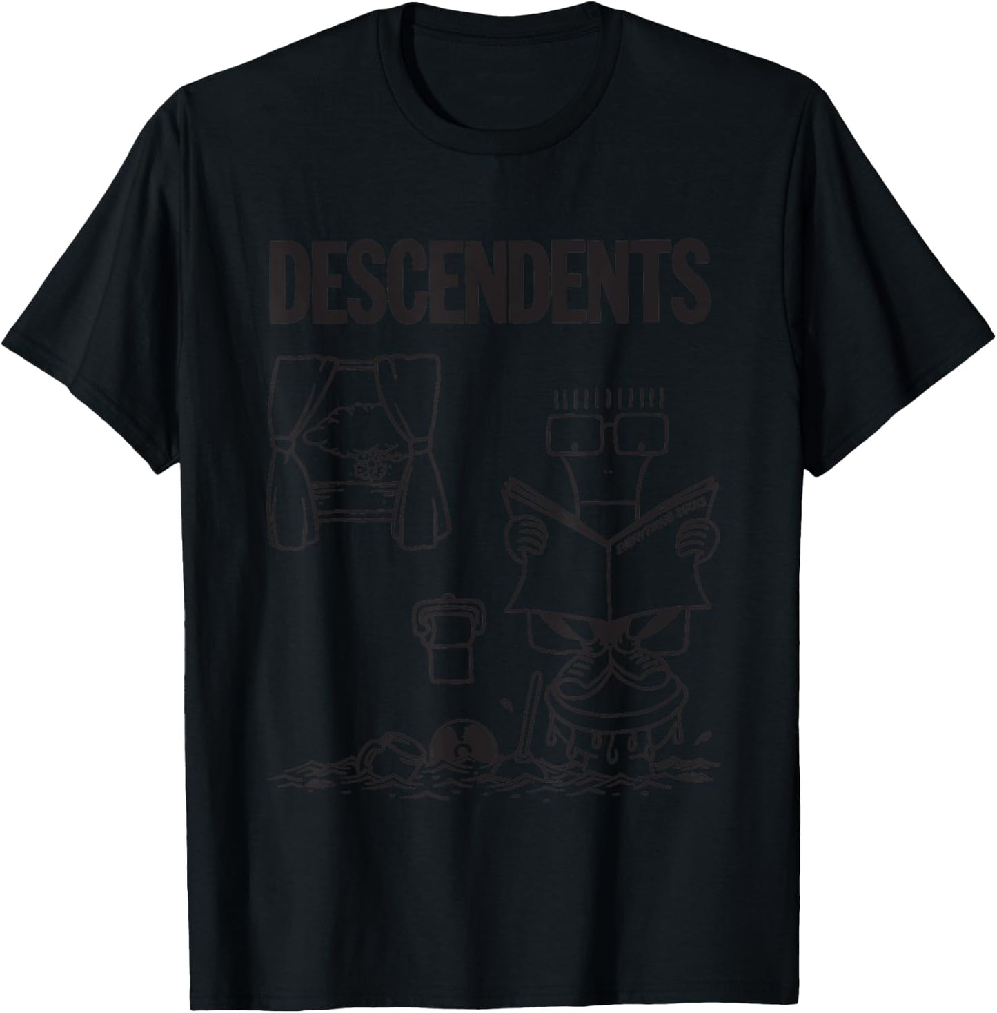 Descendents - Official Merchandise - Everything Sucks T-Shirt - T-Shirt | Black