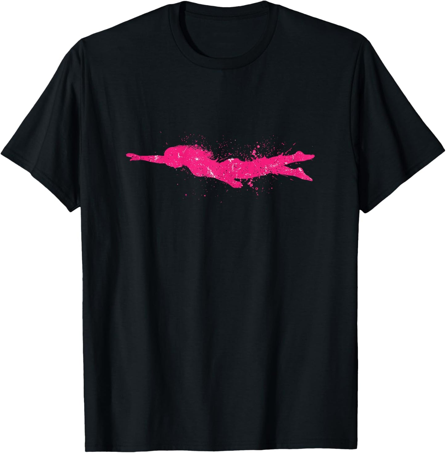 Swimmer Splash Swimming Teacher Water Sports Women's Girls' , black T-Shirt - T-Shirt | Black