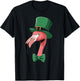 Green Flamingo shamrock on St Patricks Day Flamingo T-Shirt - T-Shirt | Black