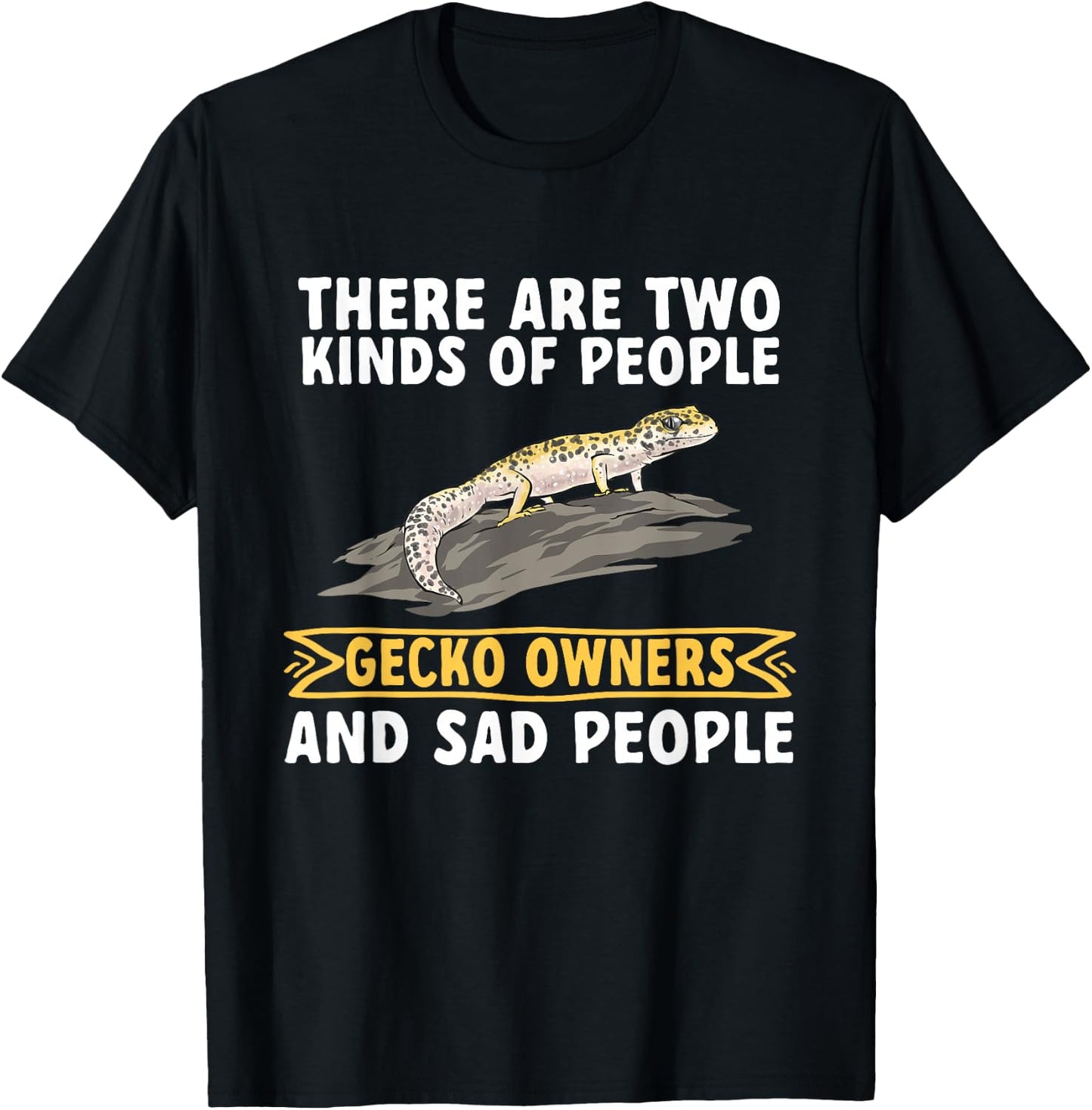 Leopard Gecko Reptile Pet Gecko Leopard Gecko T-Shirt - T-Shirt | Black