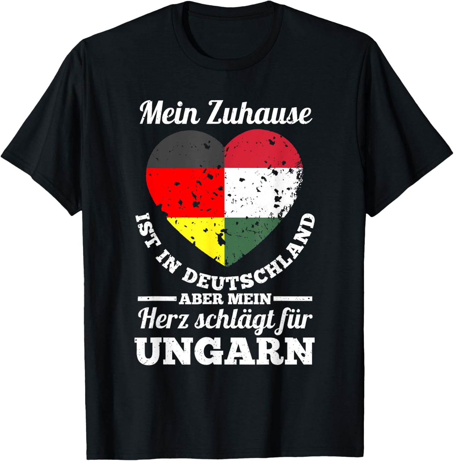 Magyaren Deutschland Ungarn T-Shirt - T-Shirt | Black