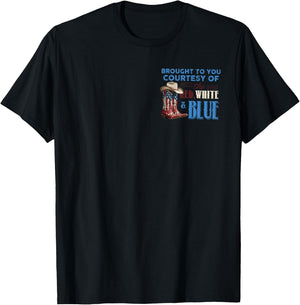 We'll Put A Boot in Your Ass It's American Way Cowgirl Boots T-Shirt - T-Shirt | Black