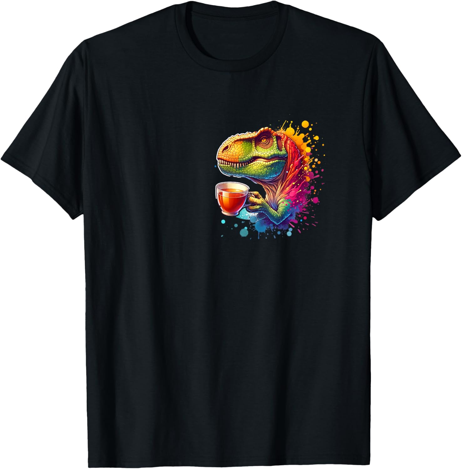Thé - Dinosaures T-Shirt - T-Shirt | Black