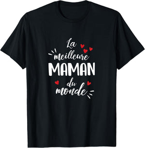 World's Best Mom Super Gift Mother's Day , Black T-Shirt - T-Shirt | Black