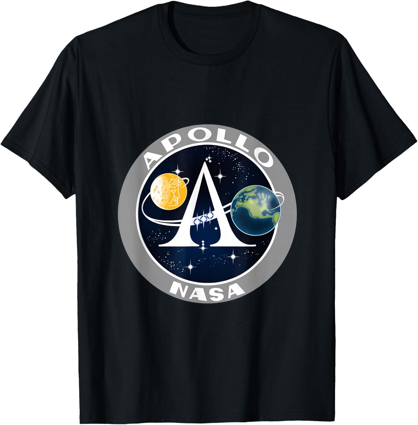 Apollo Program - Moon Landing 1969 - NASA Merchandise T-Shirt - T-Shirt | Black