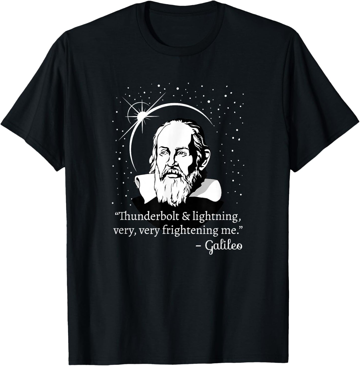 Thunderbolt and Lightning Galileo - Science Gift T-Shirt - T-Shirt | Black