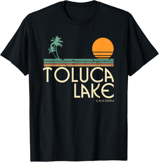 Vintage Toluca Lake California T-Shirt - T-Shirt | Black