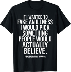 Ehlers Danlos Syndrome Funny T-Shirt - T-Shirt | Black