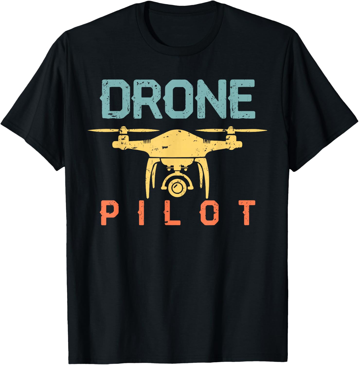 Drone Pilot , black T-Shirt - T-Shirt | Black