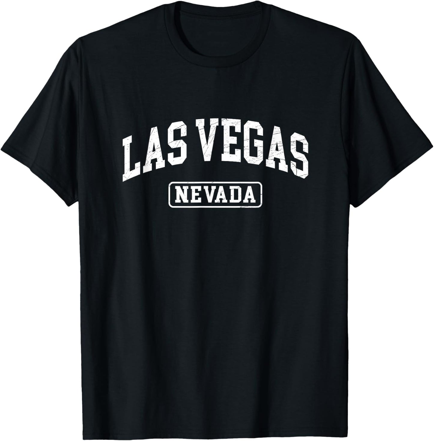 Las Vegas - Nevada - Retro/Worn Style Design - Classic T-Shirt - T-Shirt | Black