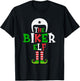 The Biker Elf - Funny Matching Family Group Christmas T-Shirt - T-Shirt | Black