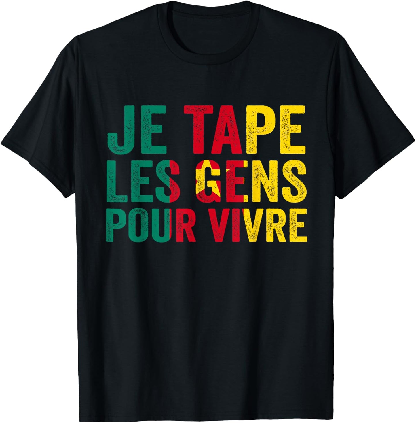 Drapeau Cameroun pour Camerounais MMA JJB Boxing Thai and Foot , Black, S T-Shirt - T-Shirt | Black
