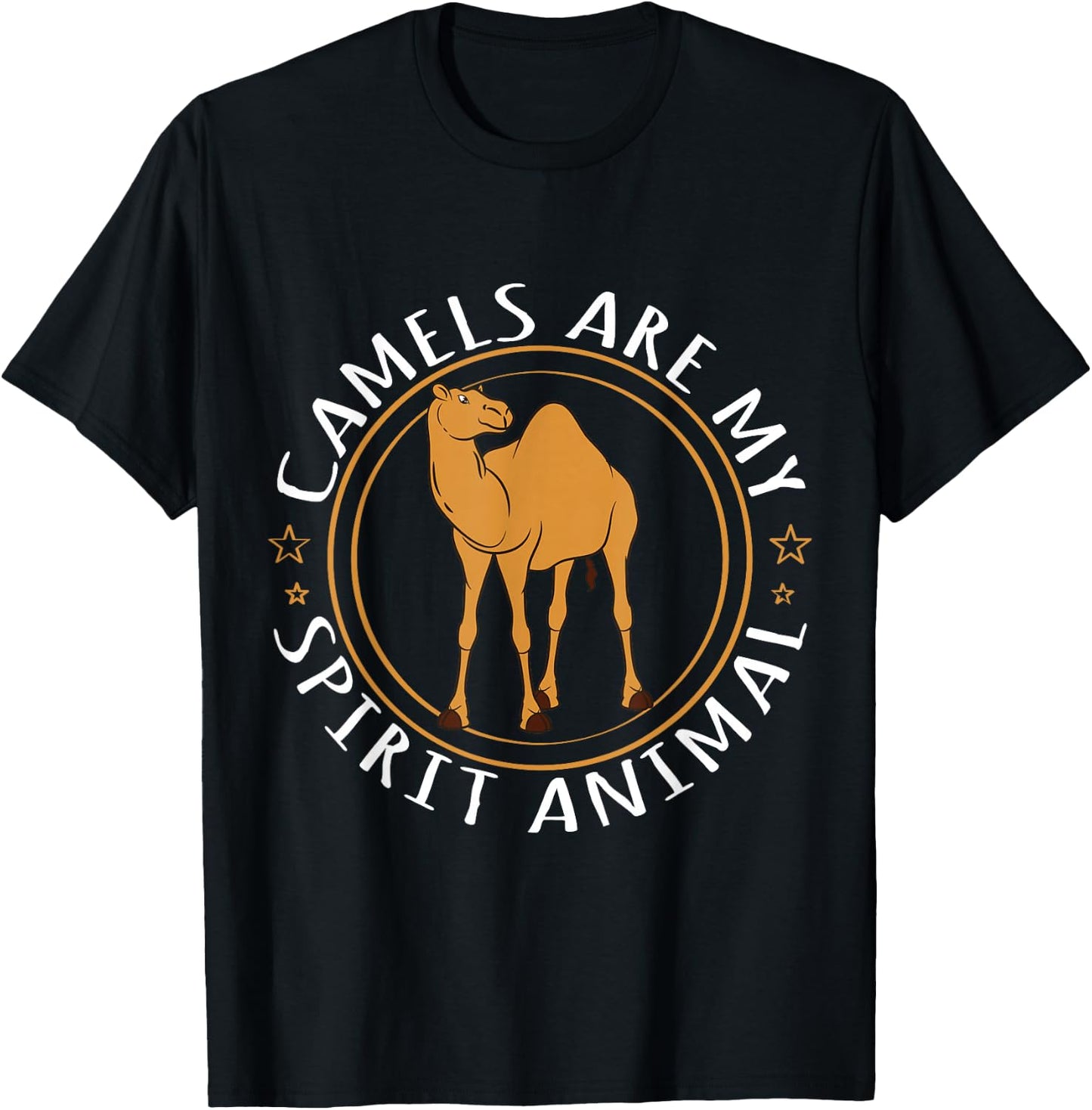 Camel Lover - Camels are My Spirit Animal T-Shirt - T-Shirt | Black