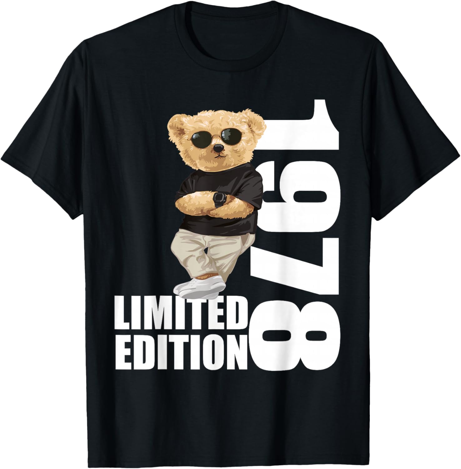 Limited Edition 1978 Bear Bear Birthday 1978 Vintage 1978 T-Shirt - T-Shirt | Black