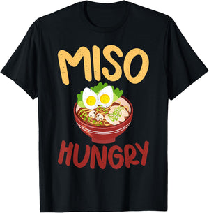 Miso Hungry Soup Lover T-Shirt - T-Shirt | Black