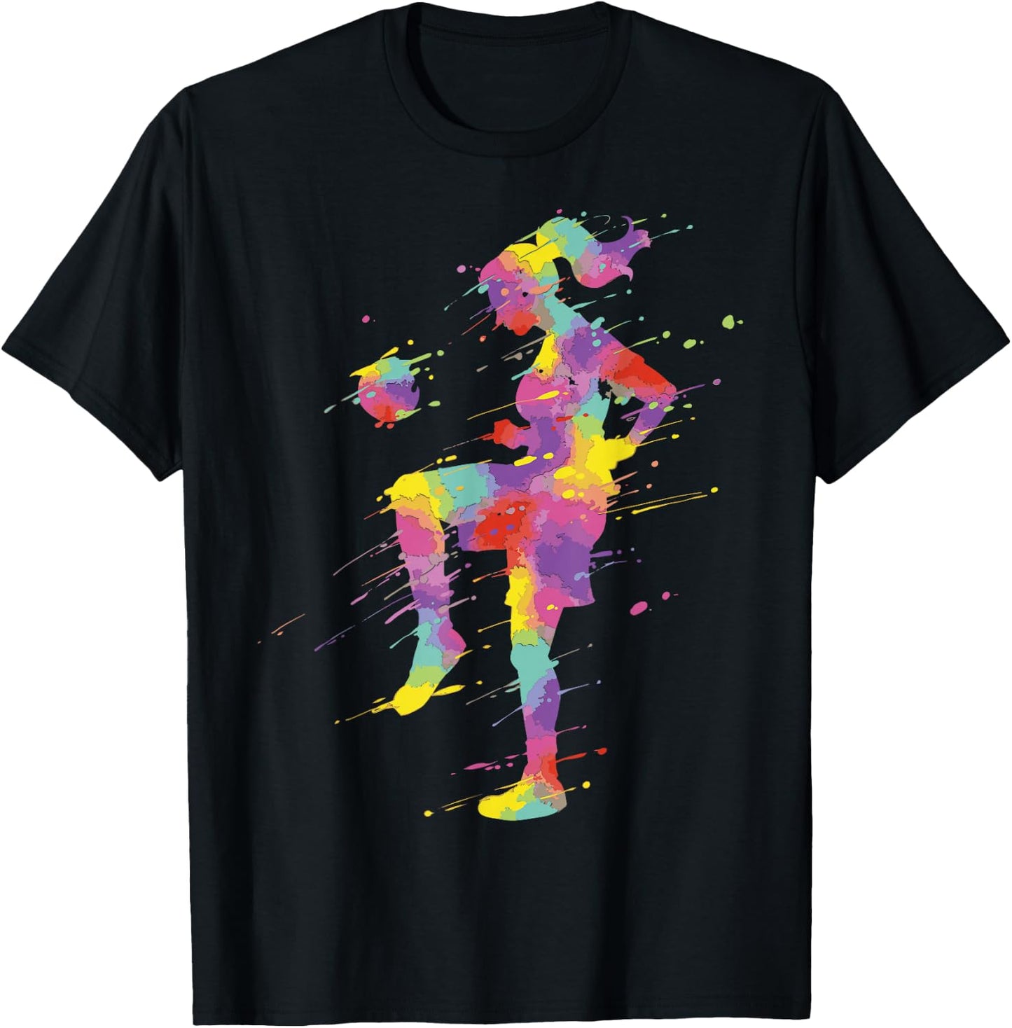 Soccer Girl T-Shirt - T-Shirt | Black