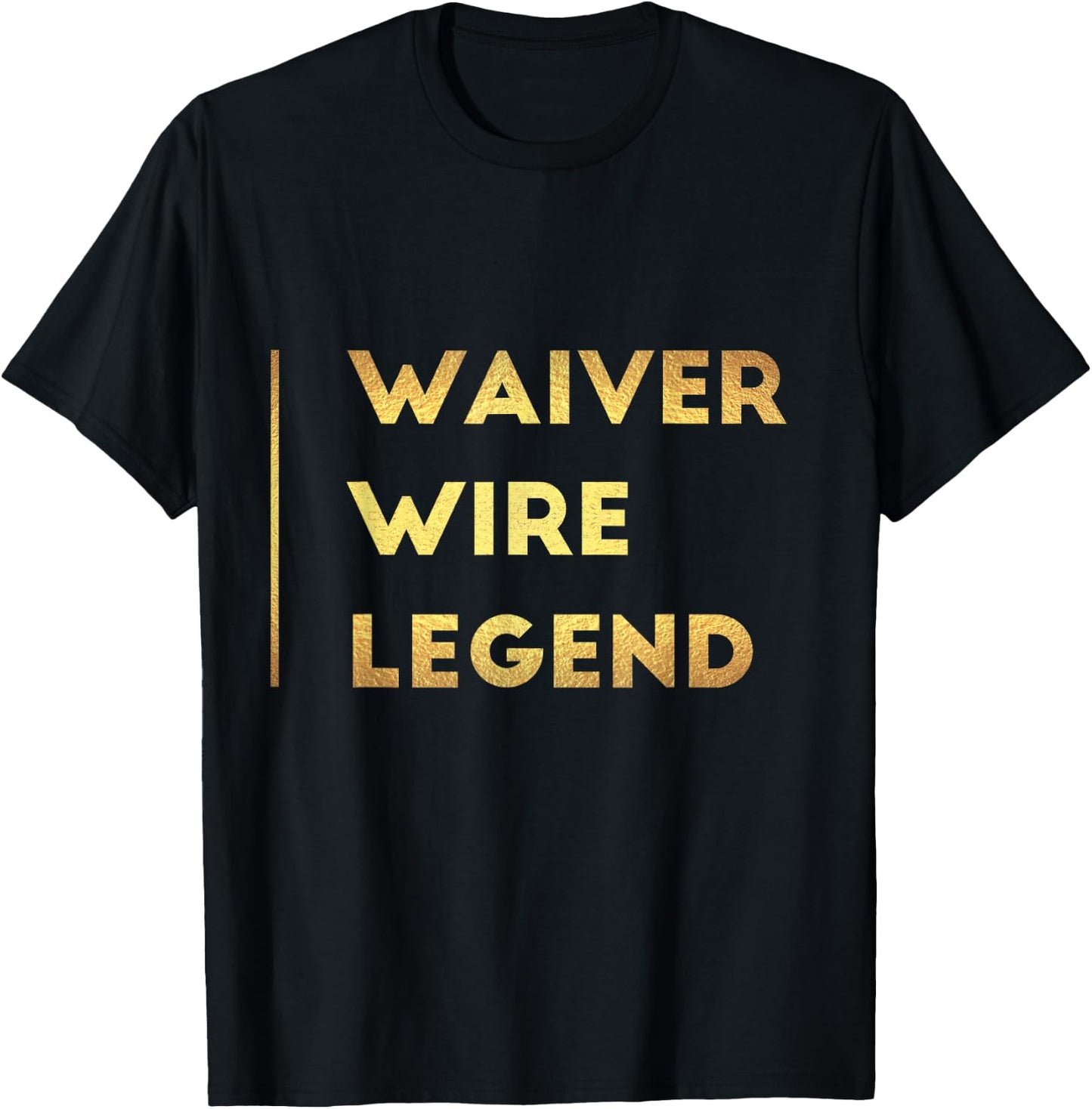Fantasy Football Gifts Waiver Wire Shirt Sports T-Shirt - T-Shirt | Black
