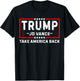 Trump Vance 2025 President Take America Back Trump 47 T-Shirt - T-Shirt | Black