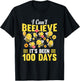 100th Day Of School 100 Days Smarter Learn Boys Girls Bees T-Shirt - T-Shirt | Black