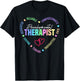 Developmental Therapist Appreciation Heart T-Shirt - T-Shirt | Black