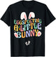 Easter Pregnancy Announcement Eggspecting A Little Bunny T-Shirt - T-Shirt | Black