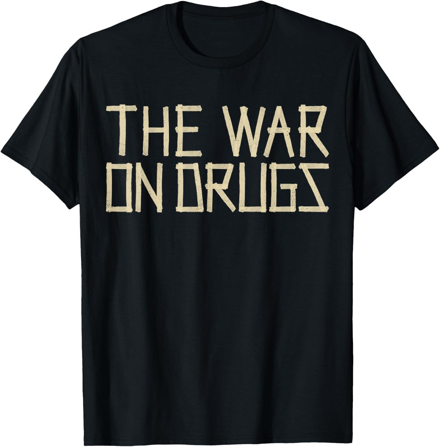 Vintage War On Drugs Retro Cassette Rock 90s Musician T-Shirt - T-Shirt | Black