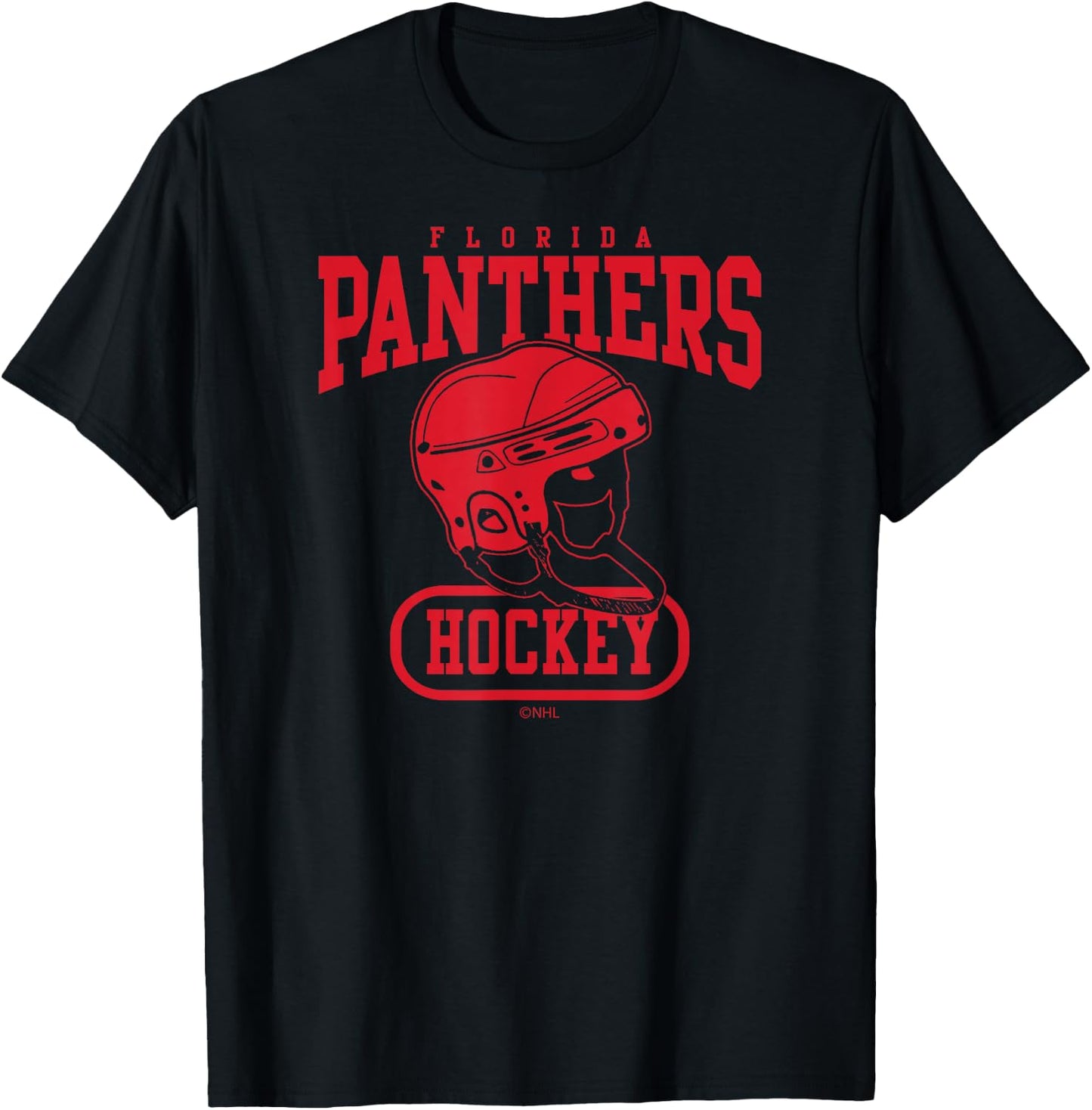 Florida Panthers Helmet Navy Officially Licensed T-Shirt - T-Shirt | Black