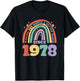 Making the world a better place since 1978, 1978 Birthday T-Shirt - T-Shirt | Black