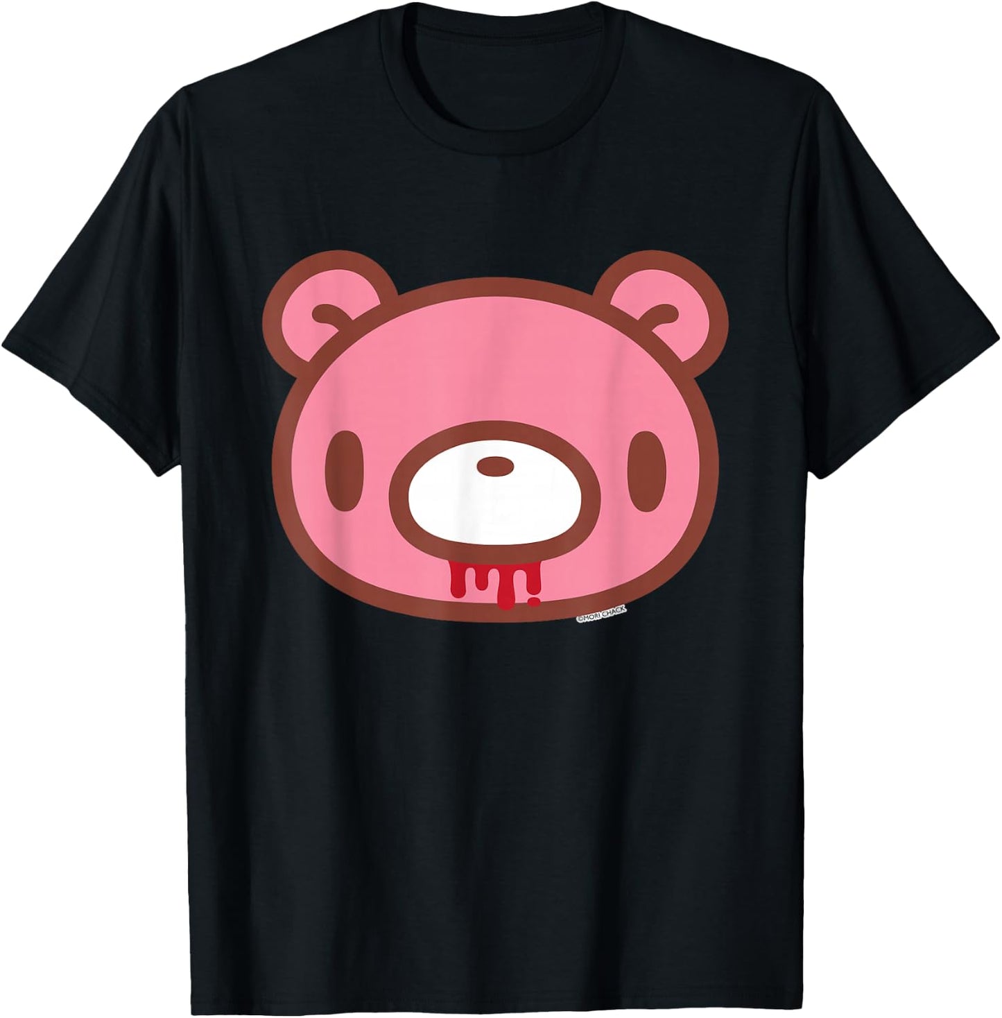 Gloomy Bear The Naughty Grizzly Classic Face Logo Anime T-Shirt - T-Shirt | Black