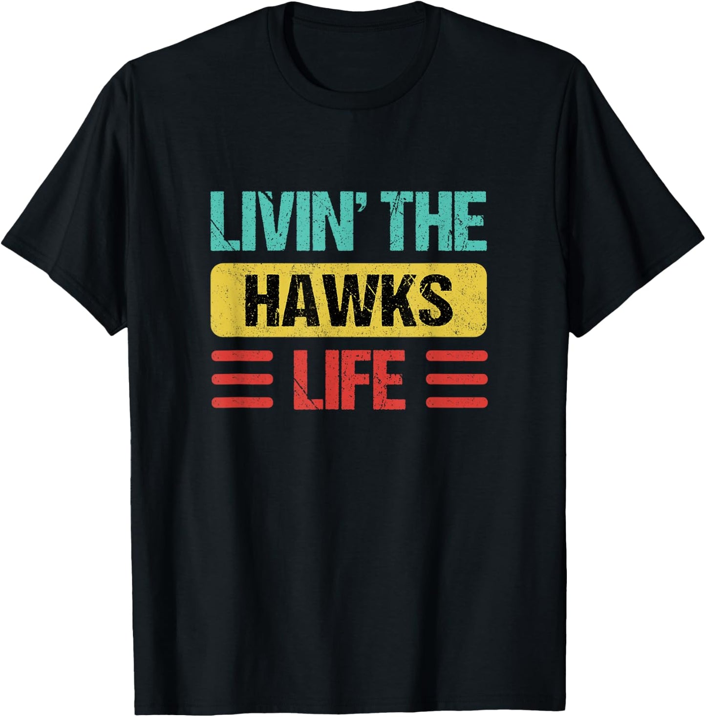 Hawks Name T-Shirt - T-Shirt | Black
