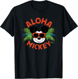 Mickey Mouse - Aloha Mickey T-Shirt - T-Shirt | Black