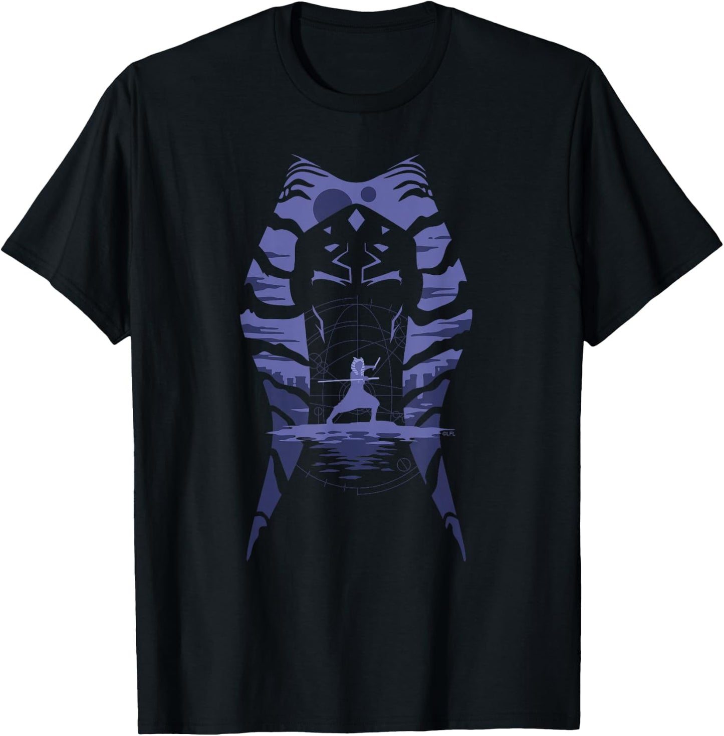 Star Wars Ahsoka Tano Alien Worlds Disney+ T-Shirt - T-Shirt | Black