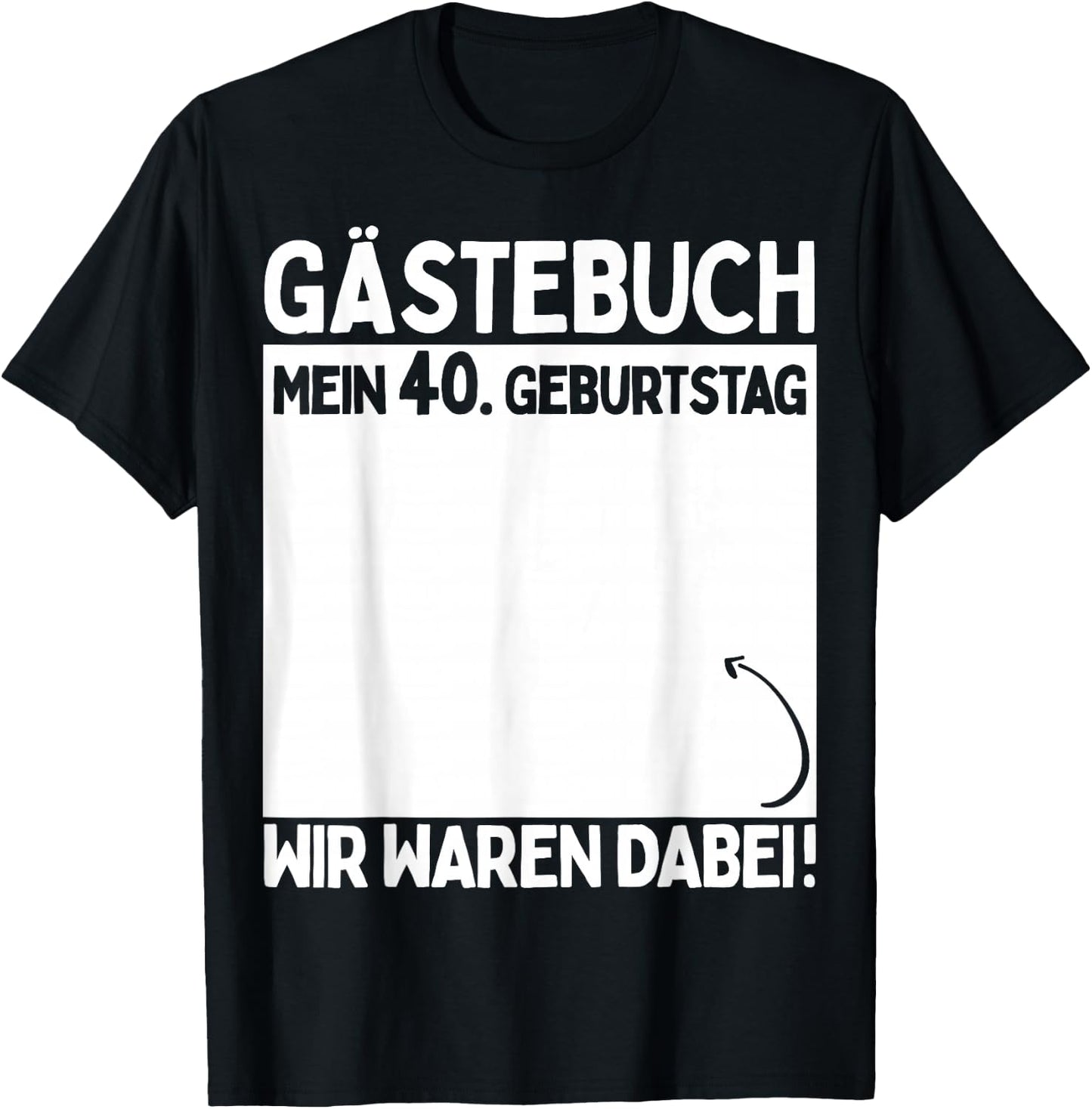 40th Birthday Man Woman 40 Years 1984 Decorative Funny Gift , black T-Shirt - T-Shirt | Black