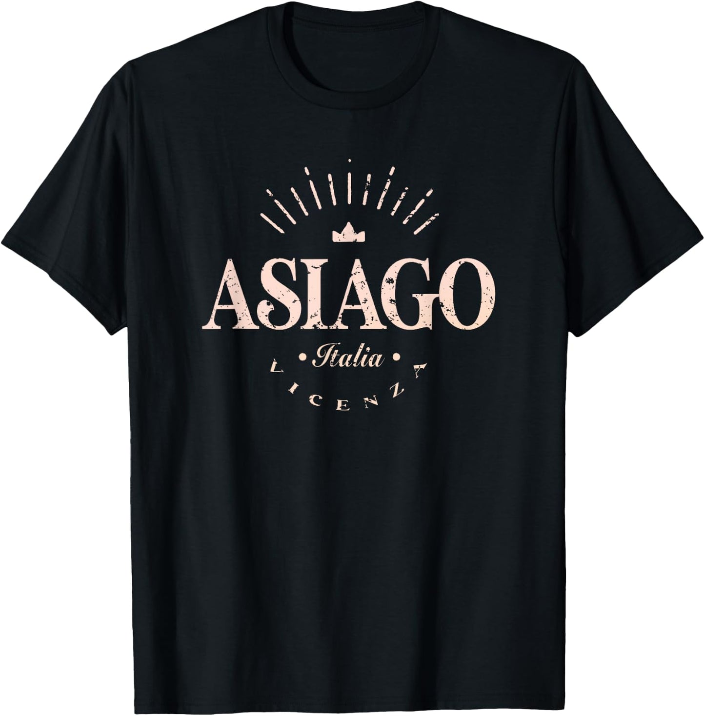 Asiago Italy Modern - Asiago Vicenza Italia T-Shirt - T-Shirt | Black
