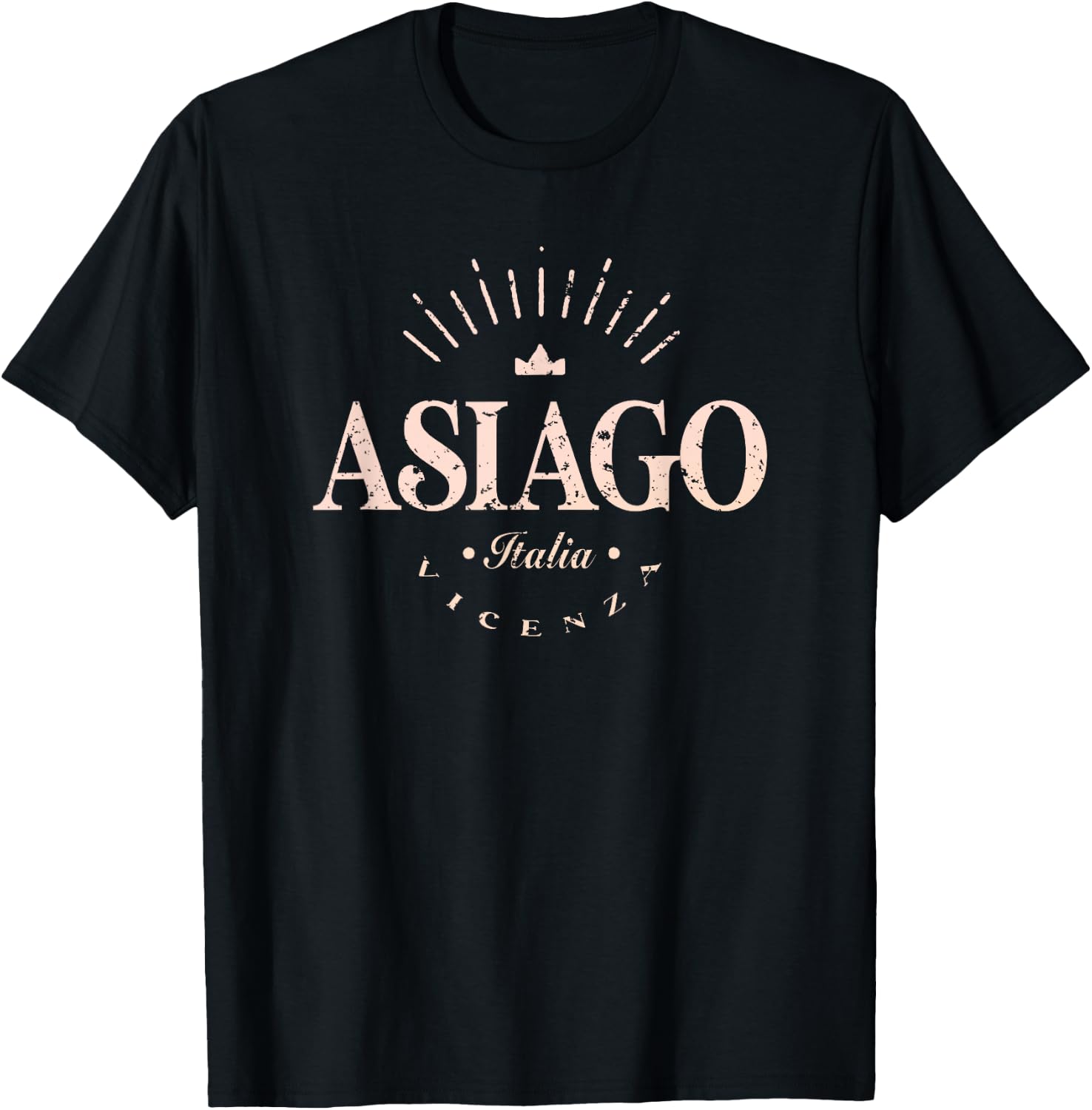 Asiago Italy Modern - Asiago Vicenza Italia T-Shirt - T-Shirt | Black