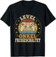 Onkel Level Loading Schwangerschaft Verkünden Baby Party T-Shirt - T-Shirt | Black