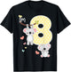 Koala Bear 8th Birthday Girl 8 Year Old Birthday Cute Koalas T-Shirt - T-Shirt | Black