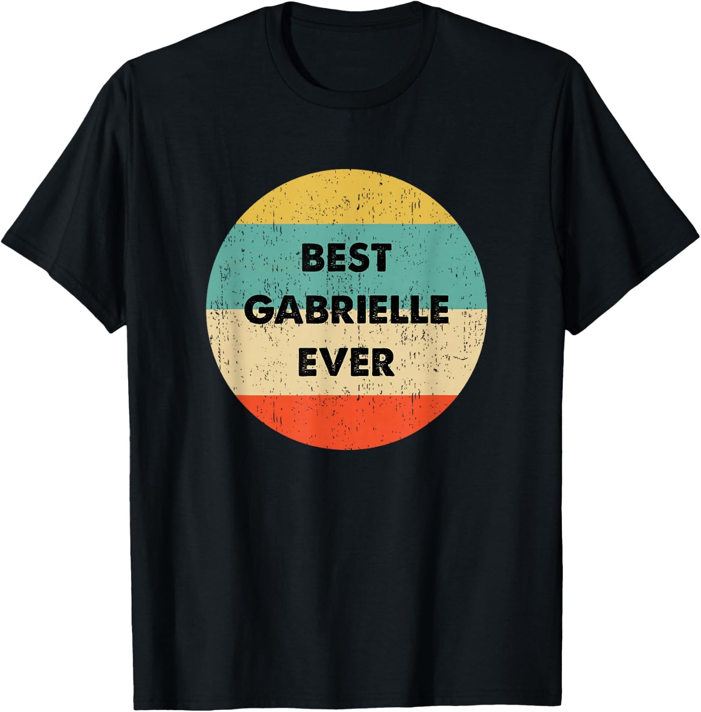 Gabrielle Name T-Shirt - T-Shirt | Black
