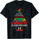 The Best Way To Spread Christmas Cheer Is Teaching Chemistry T-Shirt - T-Shirt | Black