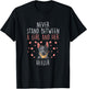 Never Stand Girl And Heeler Funny Red Blue Cattle Dog Gift T-Shirt - T-Shirt | Black