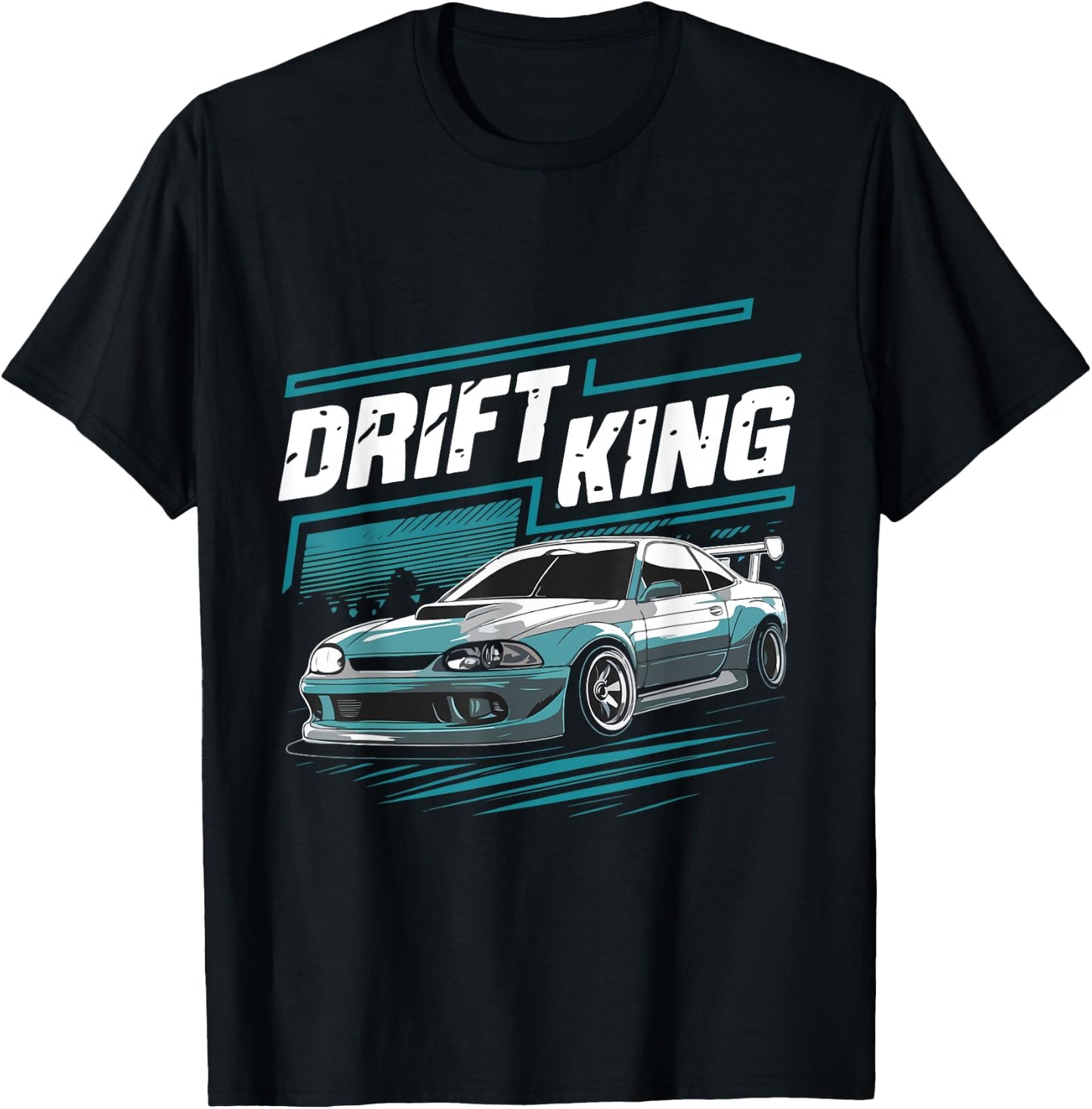 Drift King Funny Drifting Costume Drift Passion T-Shirt - T-Shirt | Black