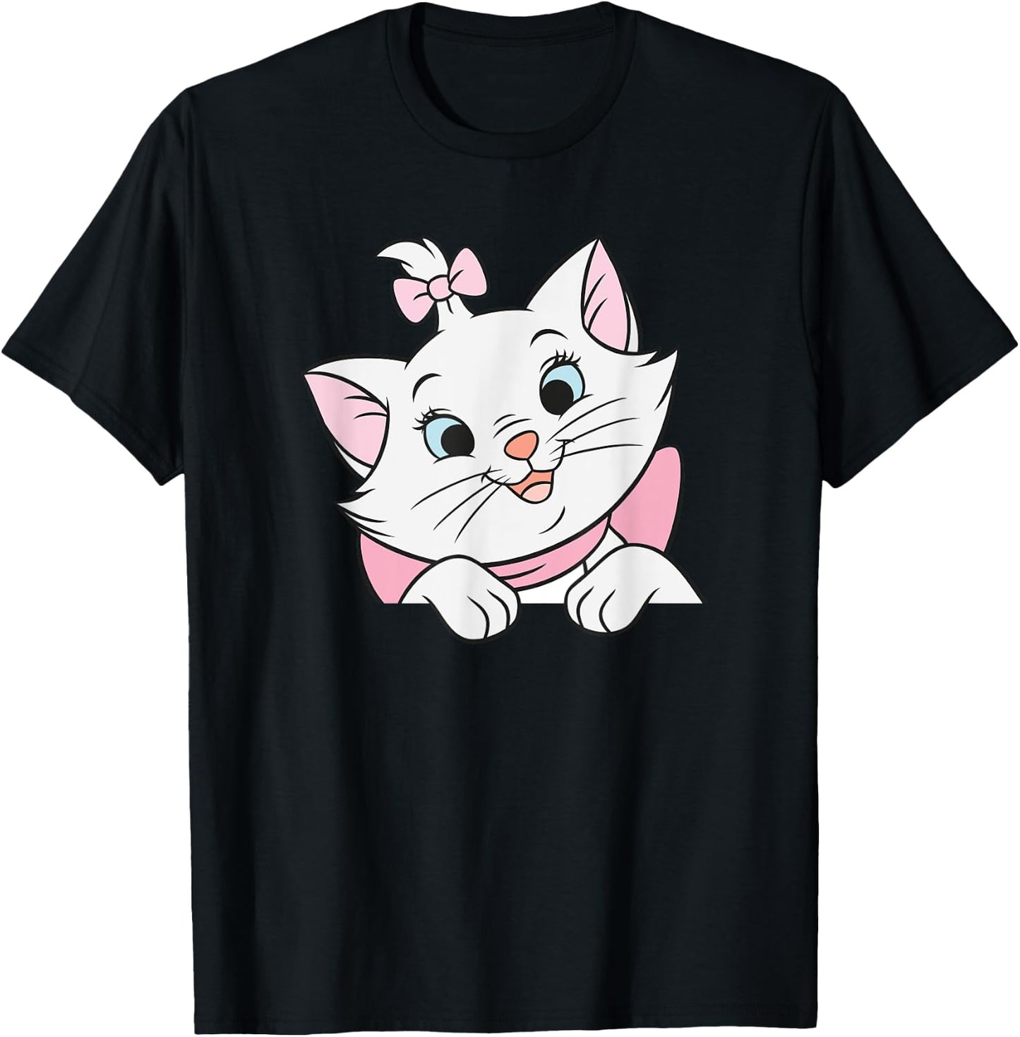 Aristocats Marie Cat Looks Cute , Black, S T-Shirt - T-Shirt | Black