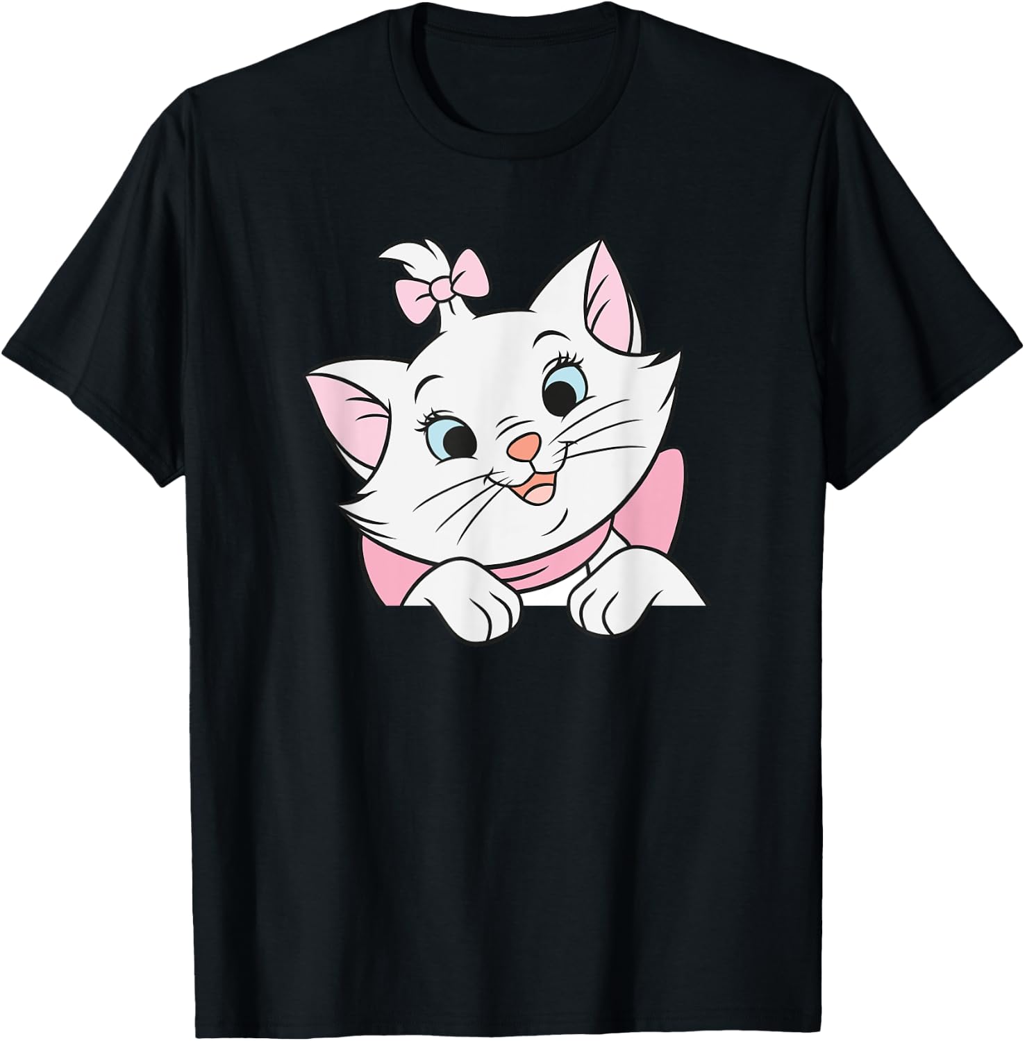 Aristocats Marie Cat Looks Cute , Black, S T-Shirt - T-Shirt | Black